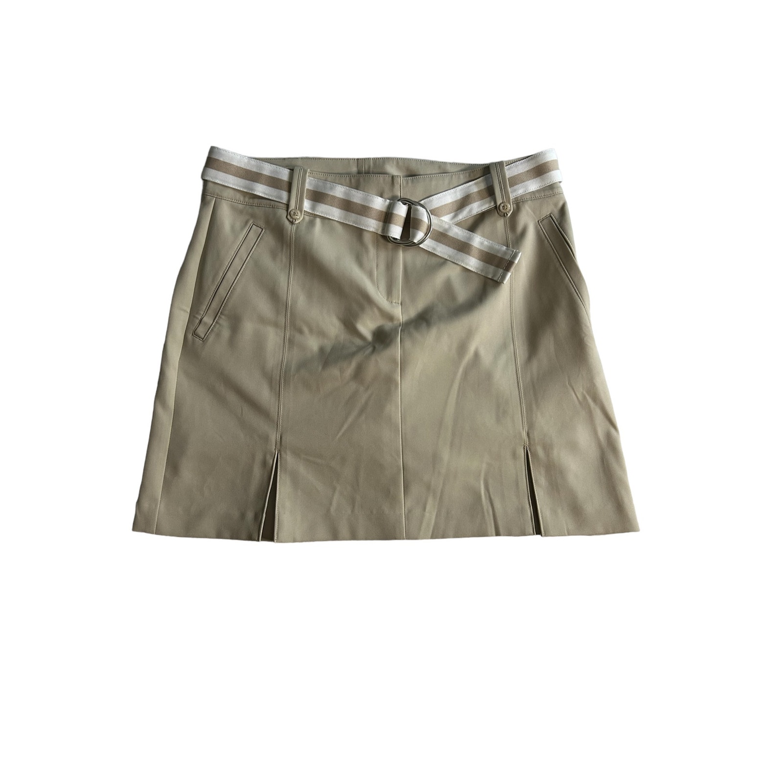 khaki skirt golf
