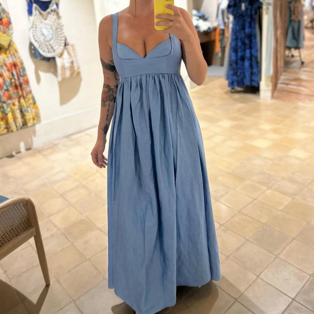 ACLER NWT Sandgate Blue Midi Dress