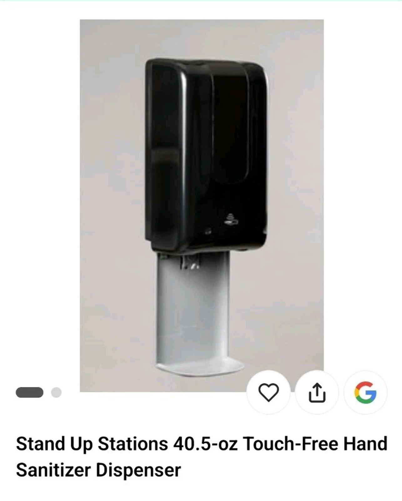 Stand Up Stations 40.5-oz Touch-Free HandSanitizer Dispenser