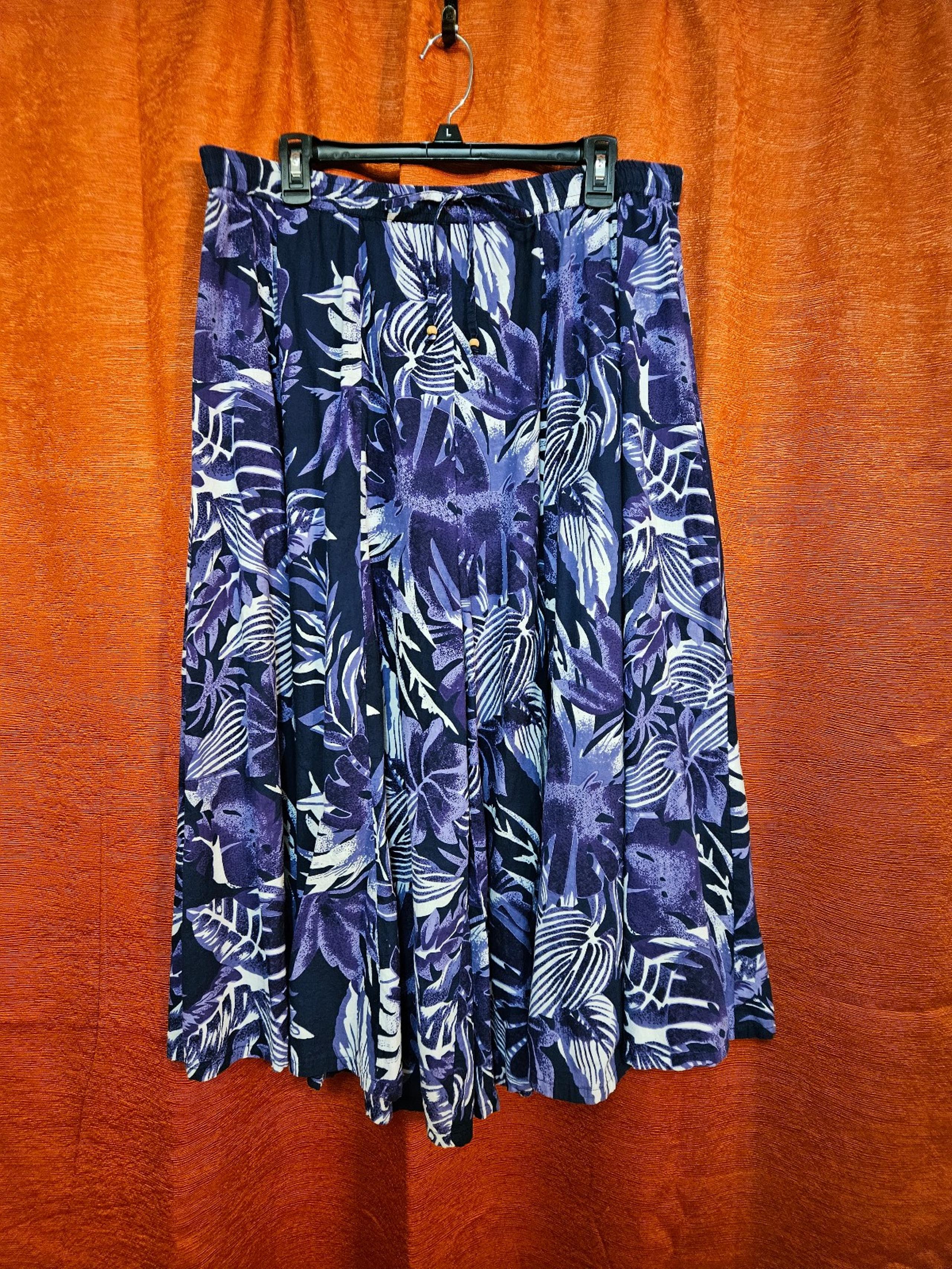 Tropical Print Vintage Culottes