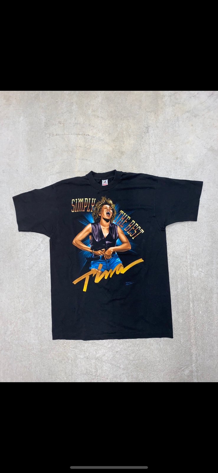 Vintage Tina Turner 1993 Simply The Best What’s Love Tour Shirt Size XL
