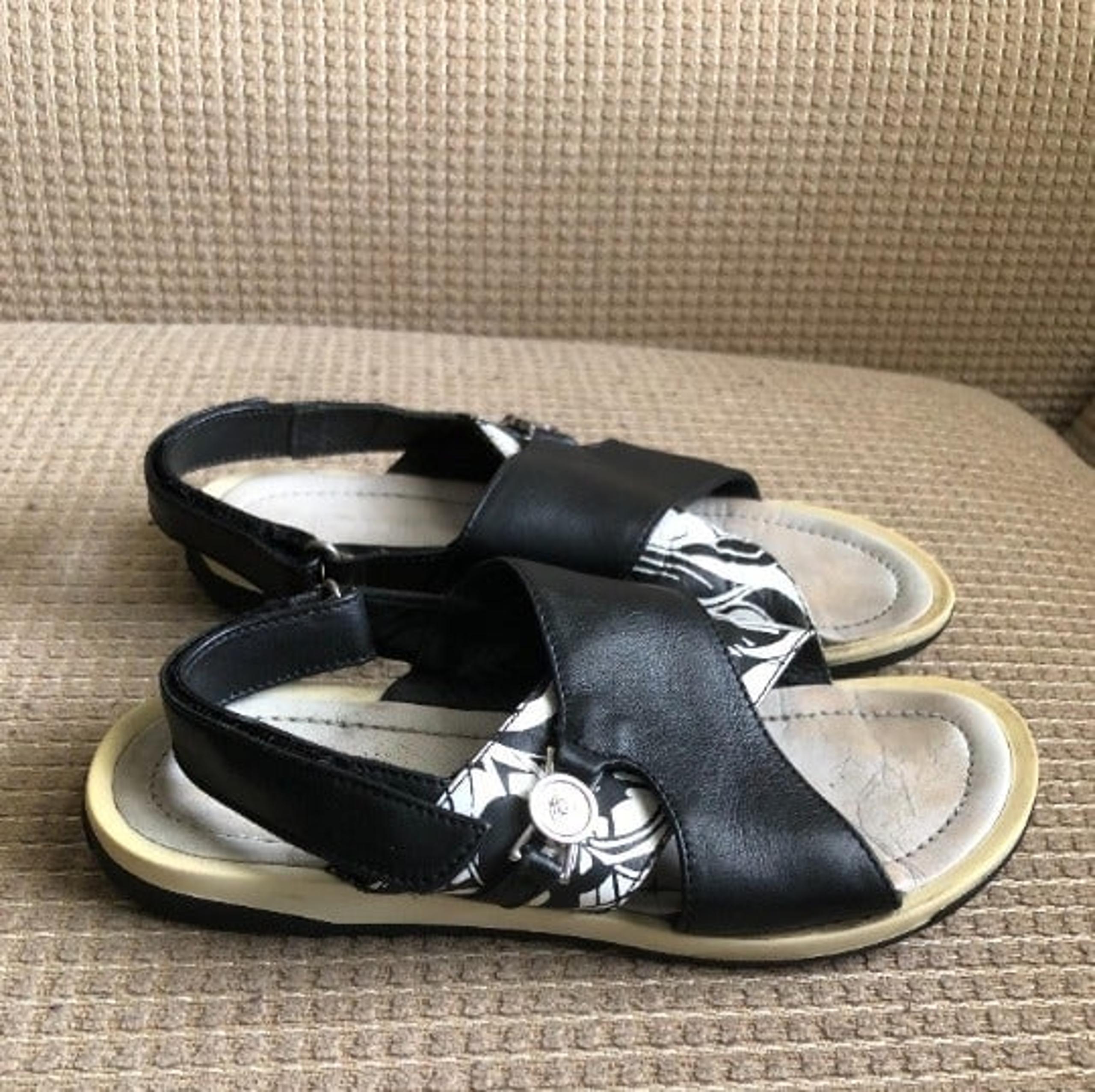 Versace Young  Girls Leather Strap Sandals
