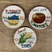 Set of 3 Home Trends Farm Fresh 8” Stoneware Plates