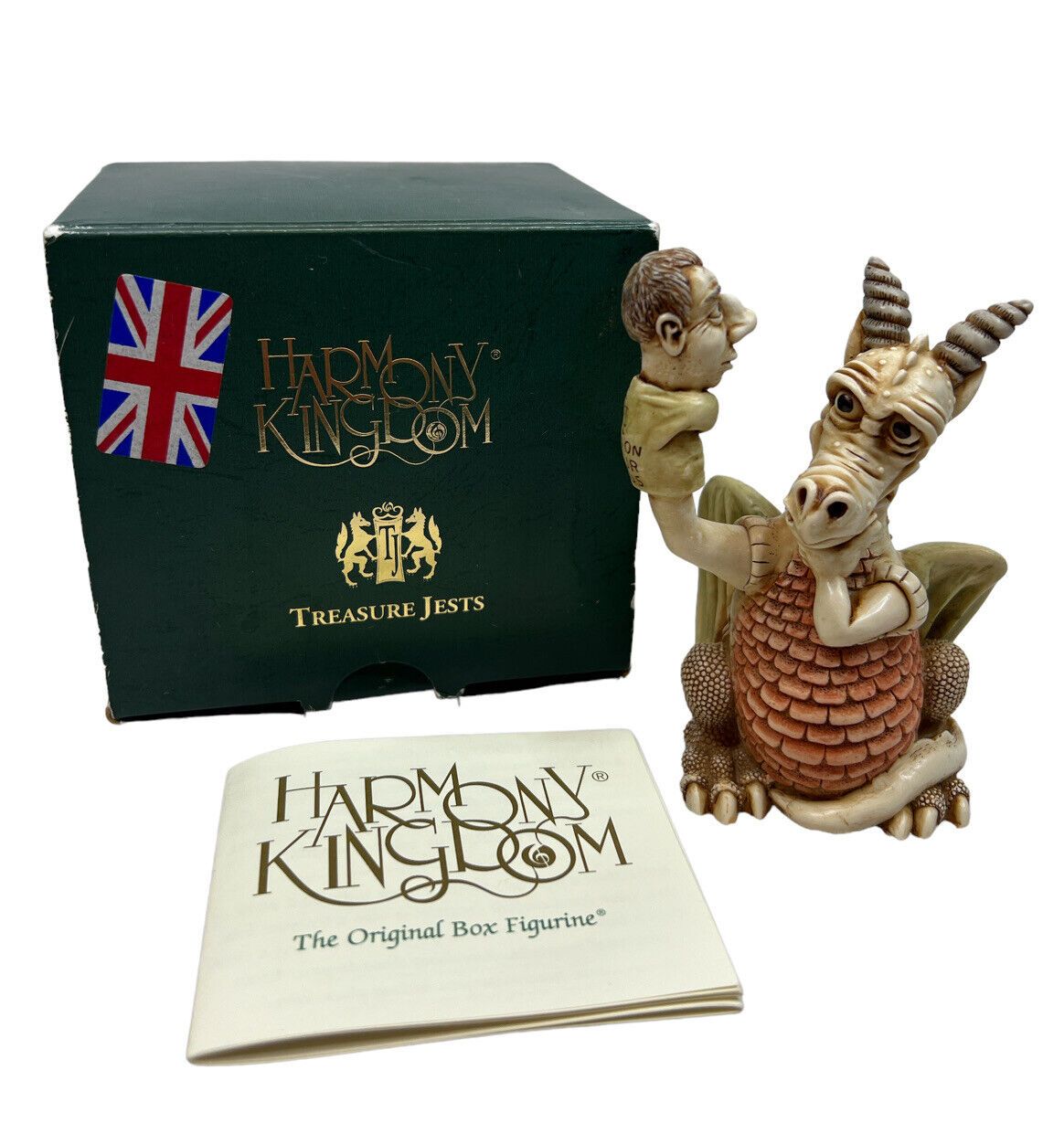 Harmony Kingdom Tour de Force Boxing Glove Puppet Dragon UK Made Figurine
