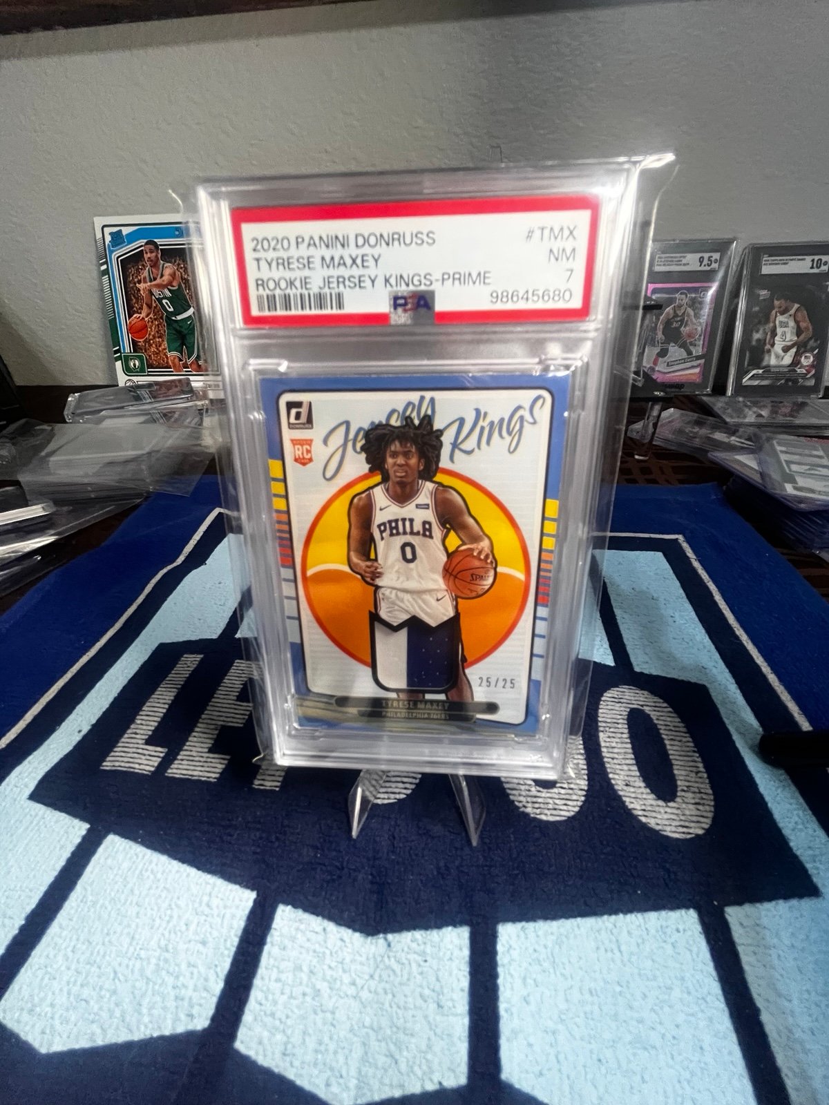 2021 Donruss Basketball - Jersey Kings RC Tyrese Maxey 25/25 Two color Patch