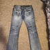 ROCK REVIVAL Charlotte Mid Rise Easy Boot Cut bling Embellished sequins, Sz 27