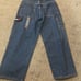VTG 90s Men Tommy Hilfiger Carpenter Wide Leg Jeans 34x30 JNCO Style Big Flag !!