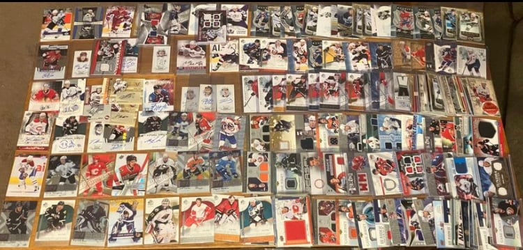 195 ALL Numbered, Autographed or Relic Hockey Cards. HOFers