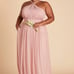 NEW Birdy Grey Kiko Bridesmaid Maxi Dress in Mesh Dusty Rose Size 1X