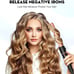 Long Barrel Wand Curling Iron - BESTOPE PRO 6 in 1 Curling Wand Set with Ceramic