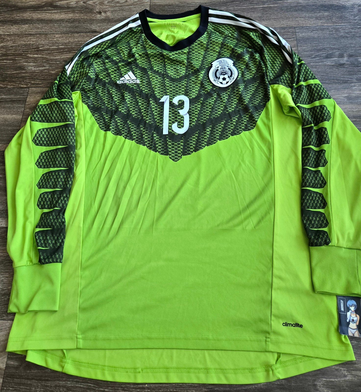 Adidas Mexico Seleccion Nacional 2015 Goalkeeper Jersey Ochoa XL