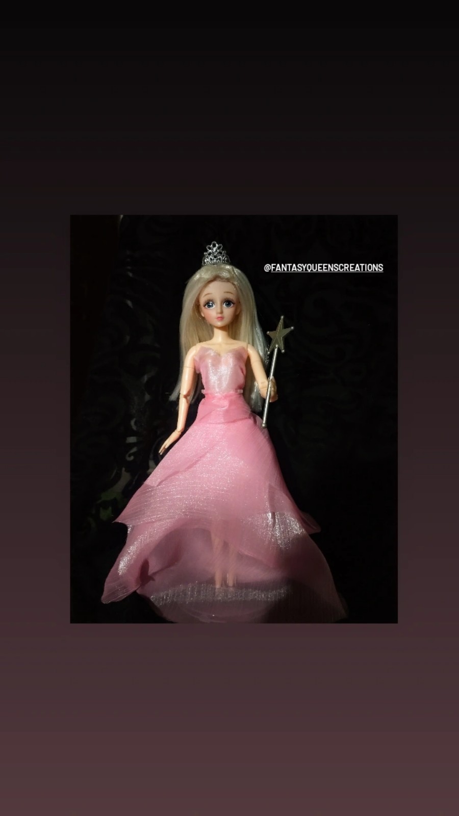 Ooak Glinda Doll (Wicked)