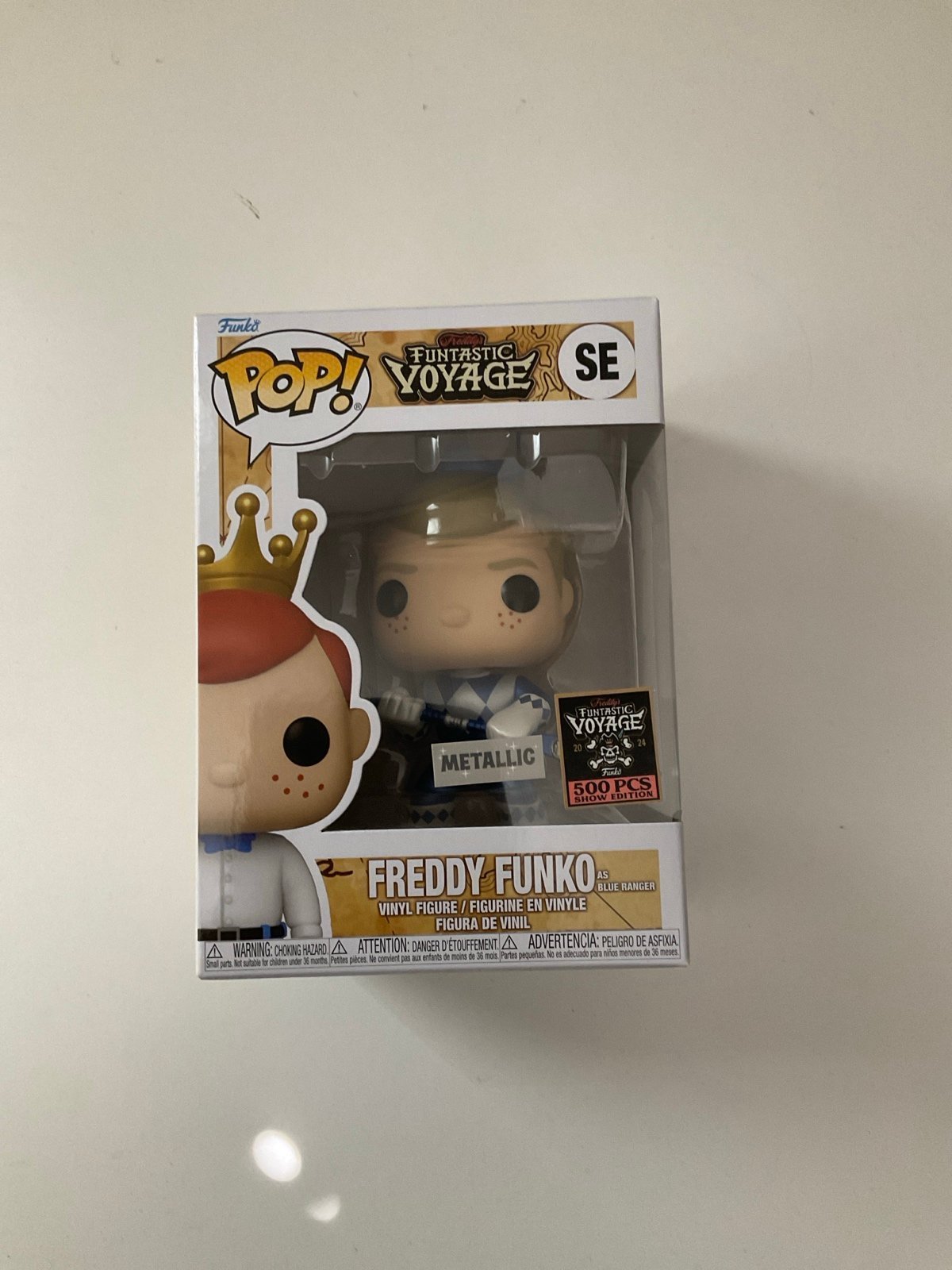 FUNTASTIC VOYAGE 2024 FUNKO FUNDAYS POP! FREDDY AS BLUE RANGER SE 500