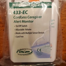 Smart Caregiver Bed Exit Alert System - Wireless Monitor with Cordless Bed Pad.