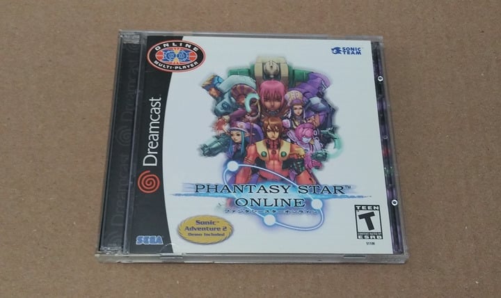 Phantasy Star Online Dreamcast Game - Includes Sonic Adventure 2 Demo Disc