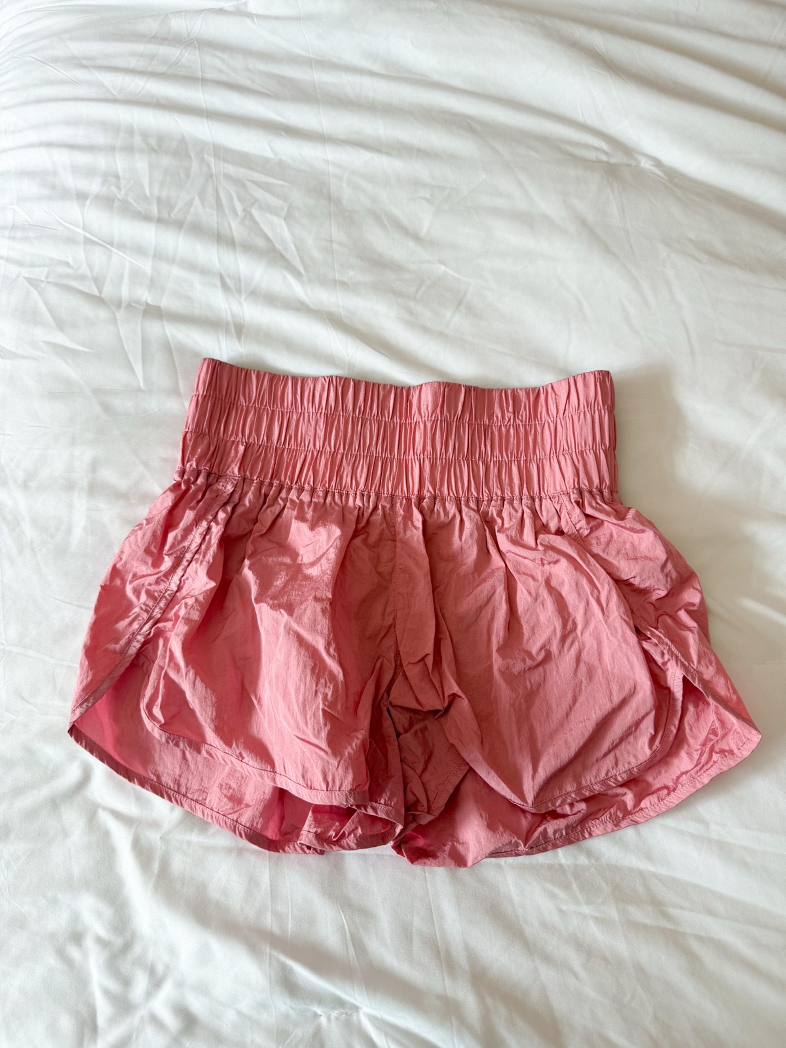 Altar’d State Revival Pink High-Waisted Athletic Shorts Size Small