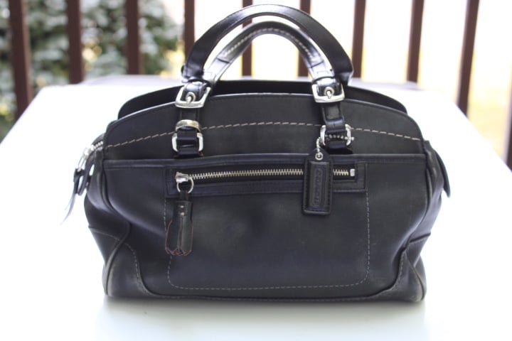 Vintage Coach Y2K style satchel bag