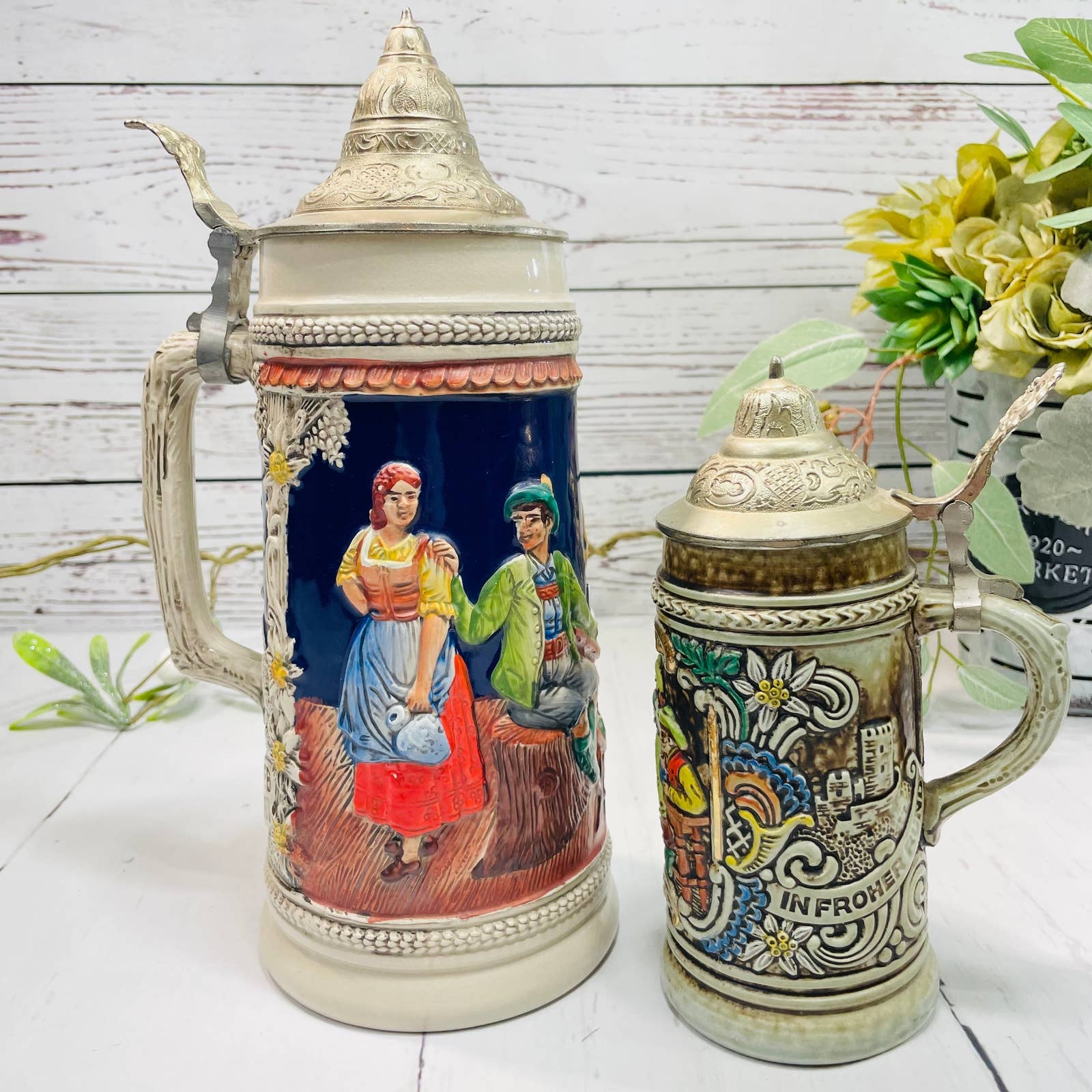 Vintage Gerz West Germany Beer Stein