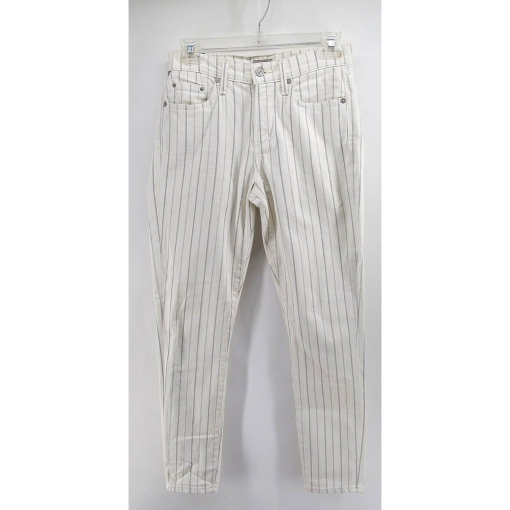 Citizens of Humanity Women's Rocket Crop High Rise Skinny Striped Jeans 28x27