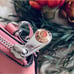 HENRI BENDEL West 57th pink saffiano PERSONALIZED satchel bag
