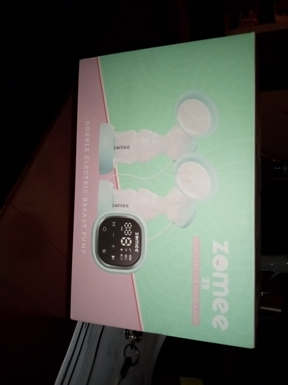 *BRAND New Zomee Z2 Double Electric Breast pump
