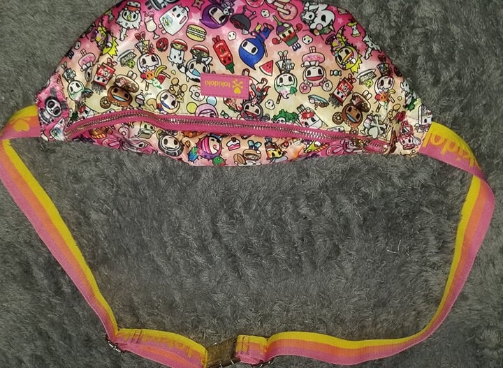 TokiDoki Sugar Milk Fun Foods Bright Sling Belt Fanny Bag ComicCon NWOT