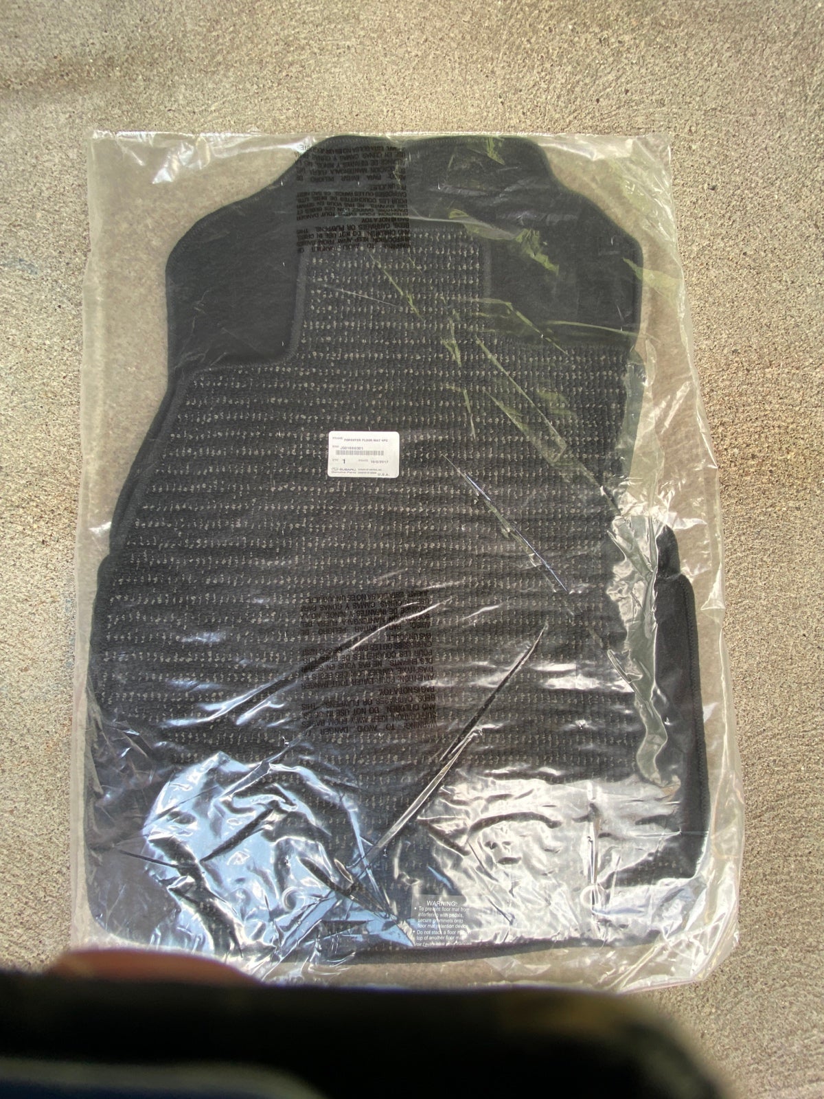 2017 Forrester Carpet Car Mats