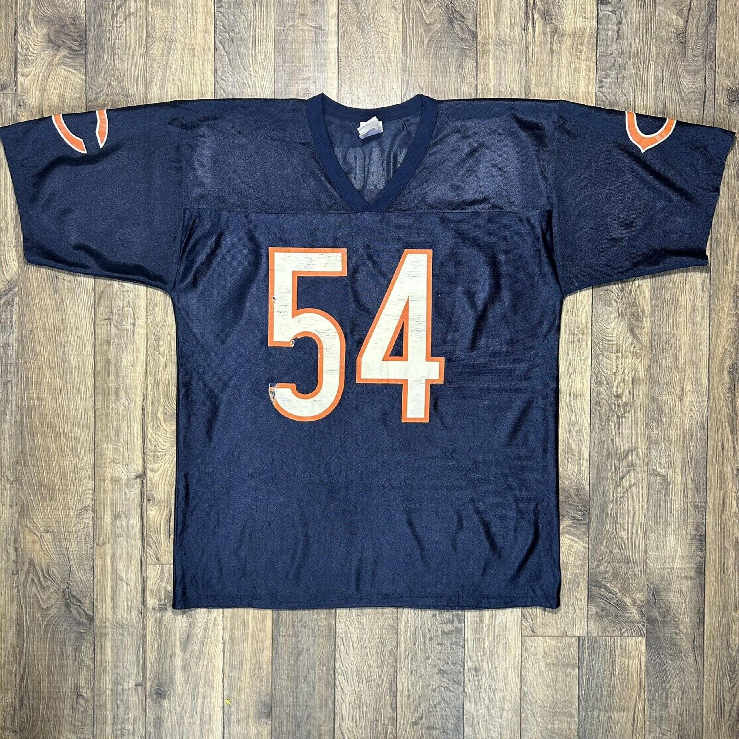 Vintage NFL Chicago Bears #54 Brian Urlacher Blue Football Jersey Mens Large