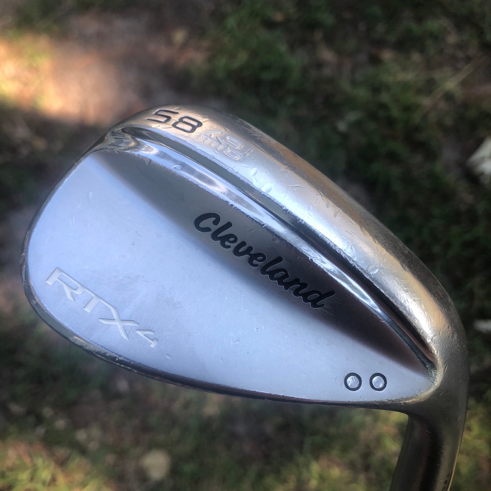 Cleveland RTX-4 Tour Satin 58* 9* Lob Wedge Mid DG Tour S400 Stiff Steel.