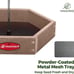 Kingsyard Platform Bird Feeder for Outdoor Hanging - Rugged Recycled Plastic Wil