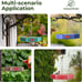 Kingsyard Platform Bird Feeder for Outdoor Hanging - Rugged Recycled Plastic Wil