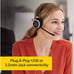 Jabra Evolve 40 Professional Wired Headset, Stereo, MS-Optimized