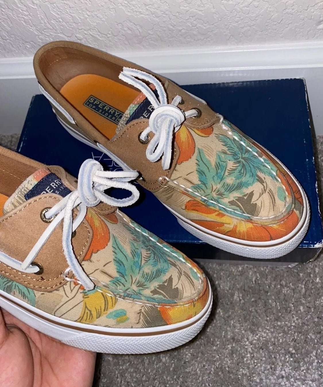 Sperry - Bahama 2-eye Hawaiian WHT