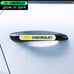 BRAND NEW UNIVERSAL 8PCS CHEVROLET GLOWS IN THE DARK GREEN BADGE EMBLEM STICKER