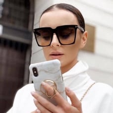 Tom Ford Sabrina Acetate Oversized Square Glasses~NIB 550