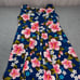 Vintage Ui Maikai Maxi Hawaiian Dress Medium Polynesian Floral Muumuu Modest