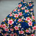 Vintage Ui Maikai Maxi Hawaiian Dress Medium Polynesian Floral Muumuu Modest