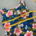 Vintage Ui Maikai Maxi Hawaiian Dress Medium Polynesian Floral Muumuu Modest