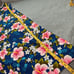 Vintage Ui Maikai Maxi Hawaiian Dress Medium Polynesian Floral Muumuu Modest