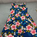 Vintage Ui Maikai Maxi Hawaiian Dress Medium Polynesian Floral Muumuu Modest