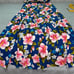 Vintage Ui Maikai Maxi Hawaiian Dress Medium Polynesian Floral Muumuu Modest
