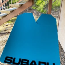 Teal mudflaps
