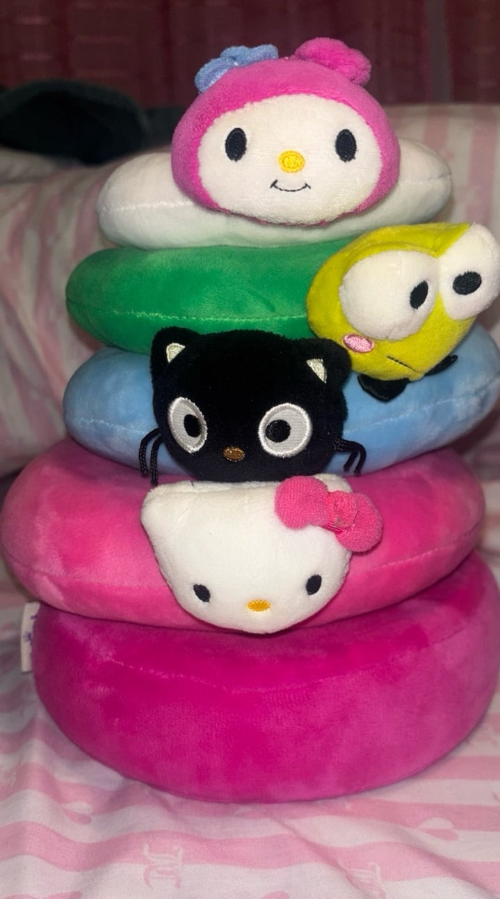 Hello kitty baby rattle stacker