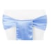 50 count | Light Blue Satin Sashes Wedding Chair Bows Dining Rustic Decor ~ New