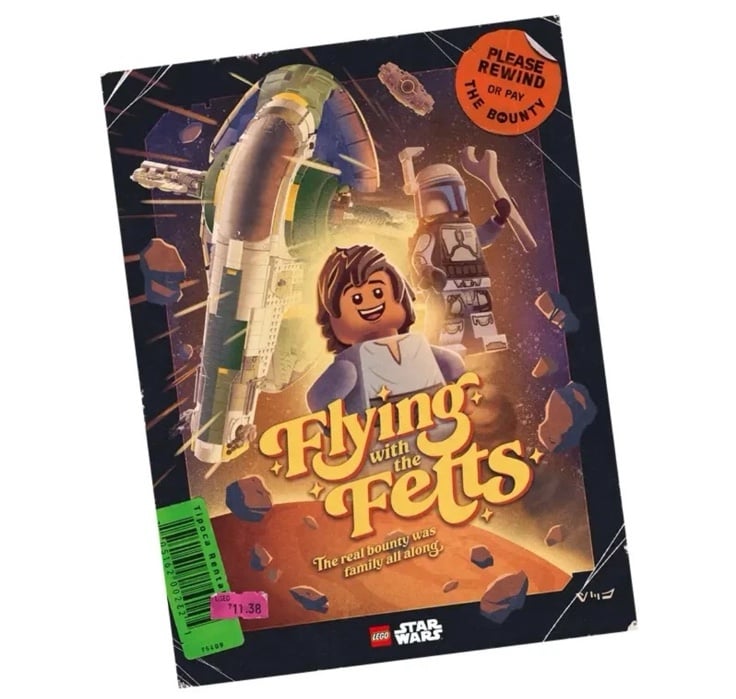 LEGO Star Wars Flying with the Fetts Joe Hogan Poster poster In Hand
