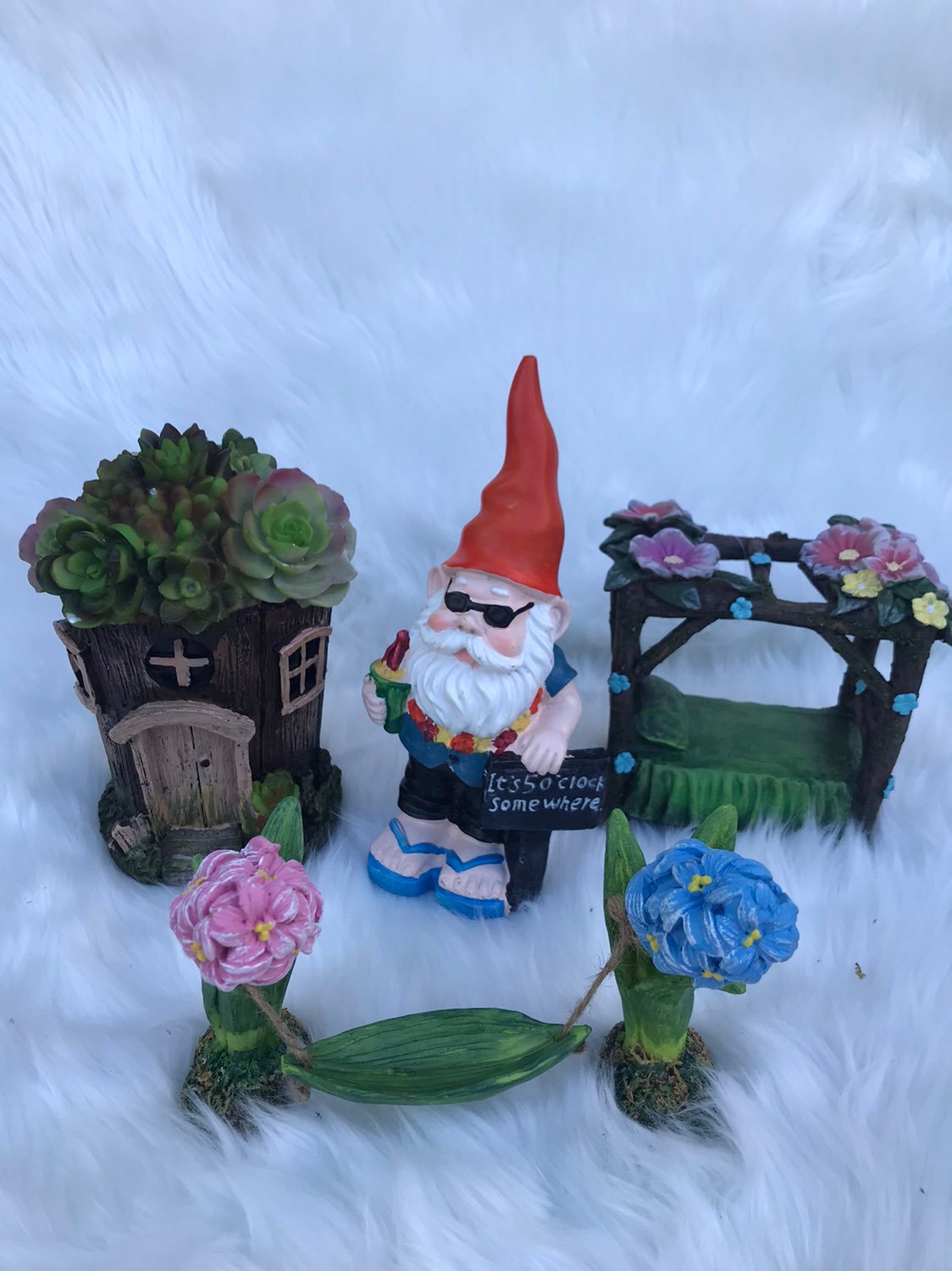 New garden decor (set of 4)