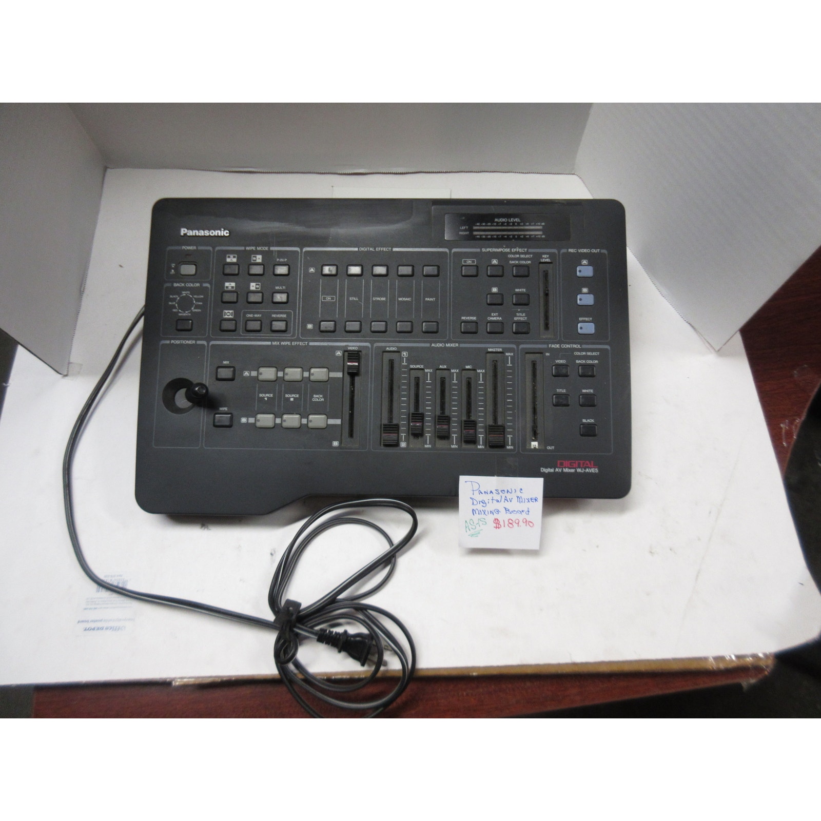 PANASONIC DIGITAL AV MIXER, WJ-AVE5