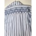 ENGLISH LAUNDRY S French Cuff Blue White Burgundy Striped Men's Dress Shirt