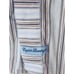ENGLISH LAUNDRY S French Cuff Blue White Burgundy Striped Men's Dress Shirt