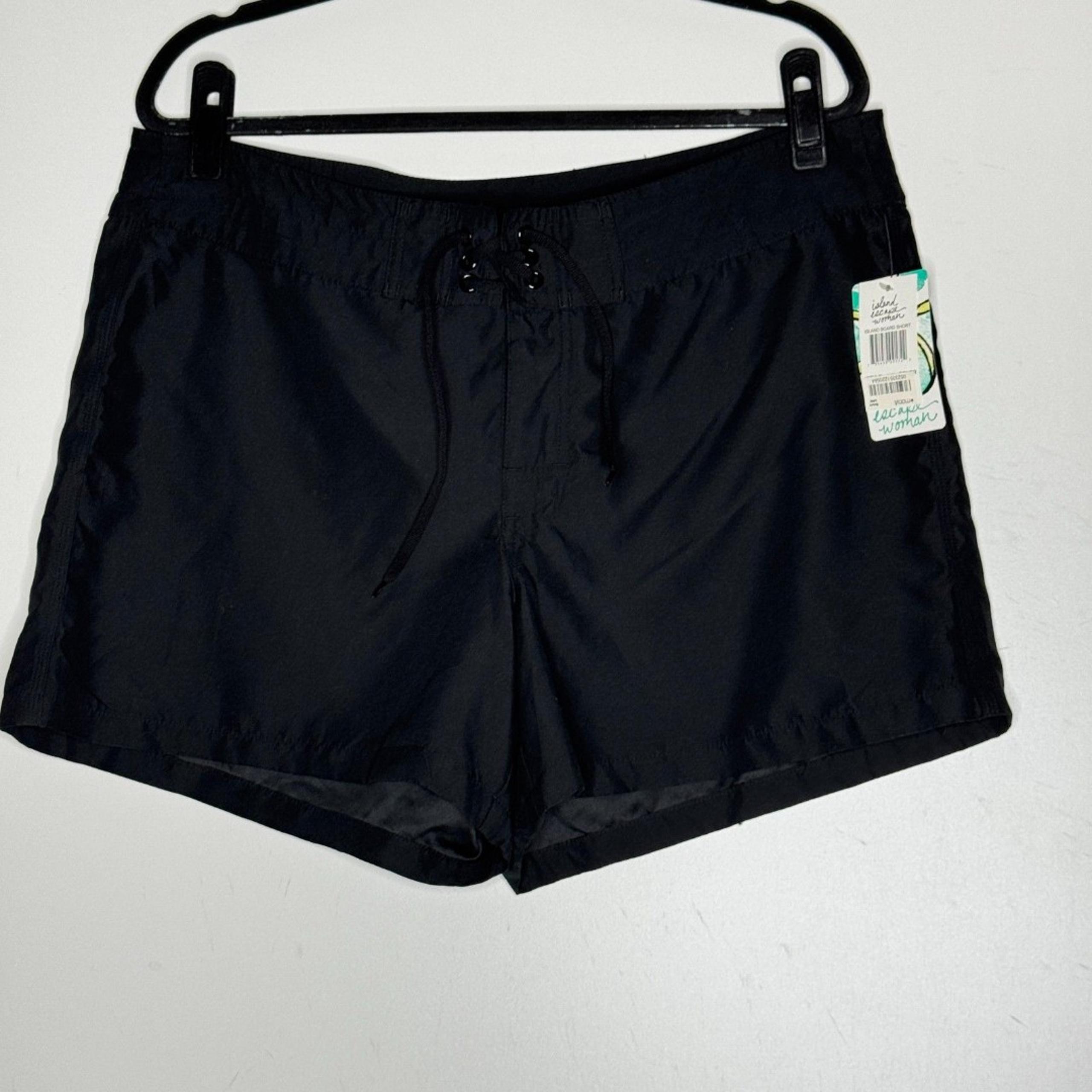NEW Island Escape Women's Tie-Front Island Unlined Board Shorts Size 16W